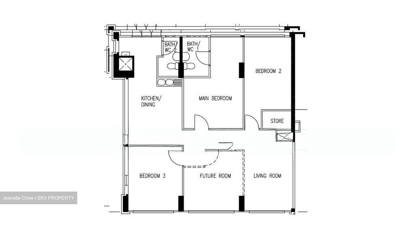 Blk 554 Hougang Street 51 (Hougang), HDB 4 Rooms #555363301